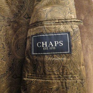Chaps Mens Corduroy Blazer, Sports Coat, Brown